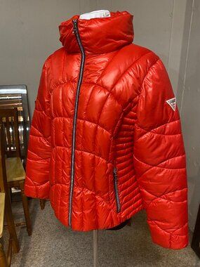 Guess women's puffer jacket size XL.  Red.